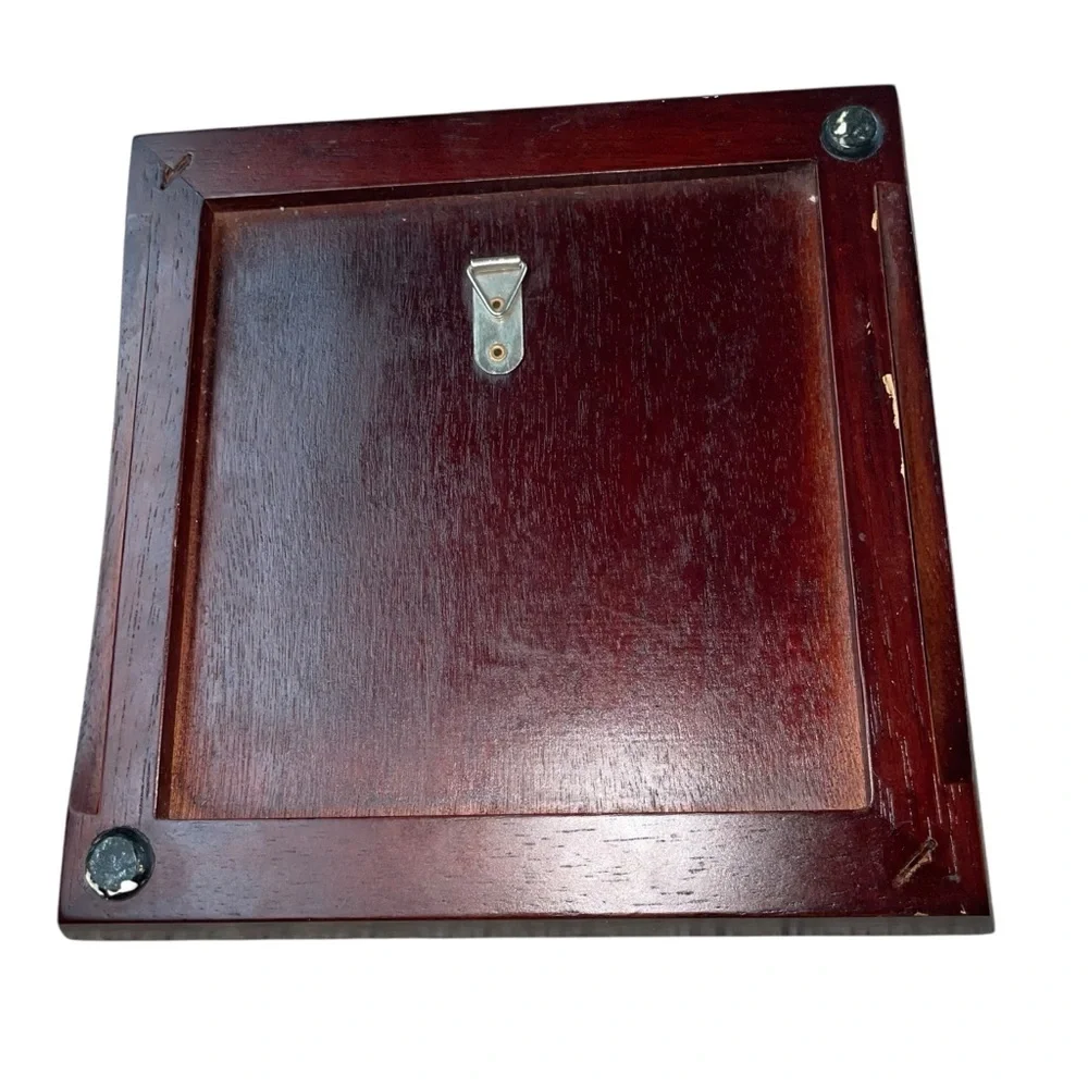 Vintage Framed Bartender Cigar Martini Art Tile – Signed by “Joanna” 8”x8” - Picture 8 of 12